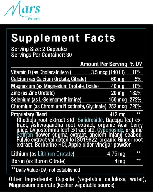 Mars for Men - Lithium Orotate AD